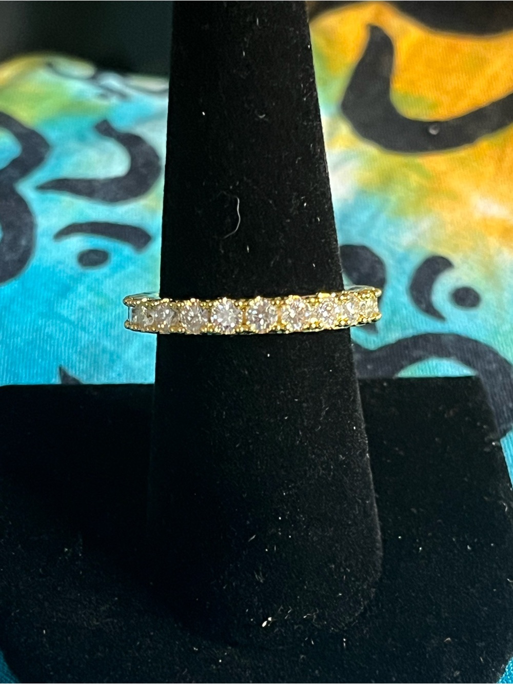 NWT 2.3 CTW Round Moissanite Full-Circle Ring Size 9 GRA